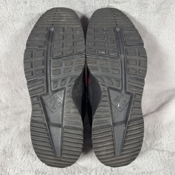 Nike Air AUTHENTICATED Huarache Mens Size 10.5 Gym Red Black Sneaker 806807-600 - Picture 9 of 10